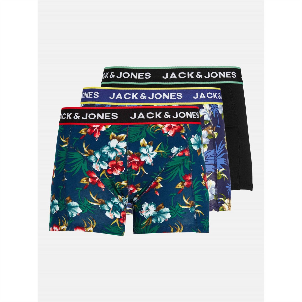 Jack and Jones Flwer Trunk 3pk Sn62