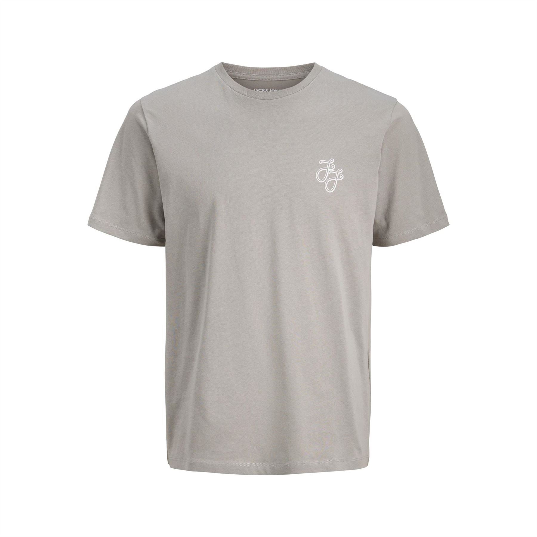 Jack and Jones Mens 5 Pack Short Sleeve T-Shirt