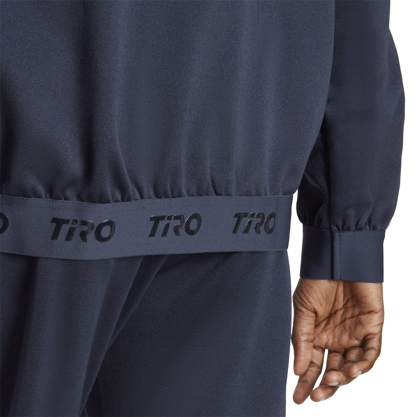 adidas High Neck Frill Detail Regular Fit Blouse
