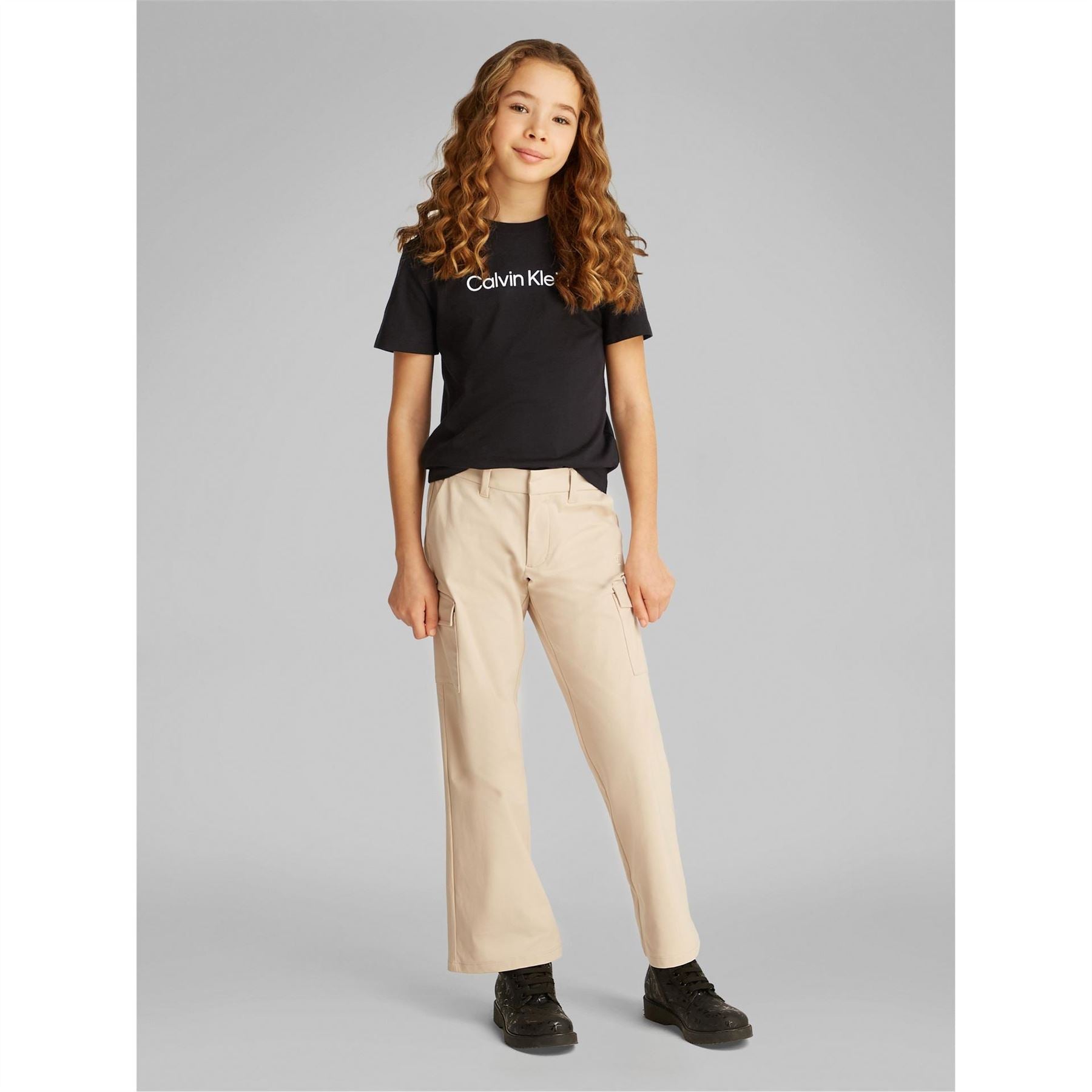 Calvin Klein Jeans Regular Fit Lettering Crew Neck T-Shirt