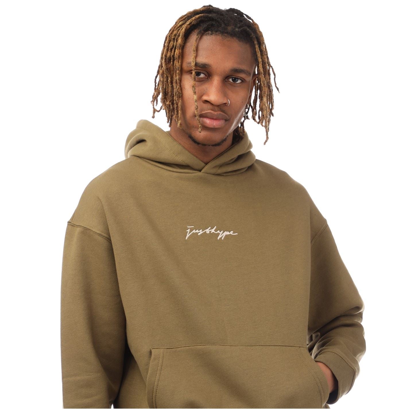 Hype Hooded Lettering Regular Fit Sweatshirt