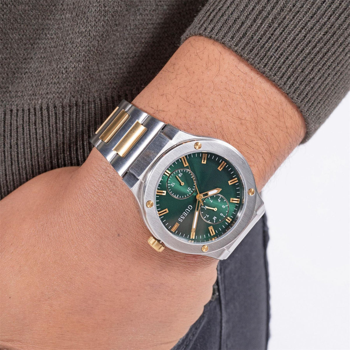 Guess Stainless Steel Analogue Quartz Watch