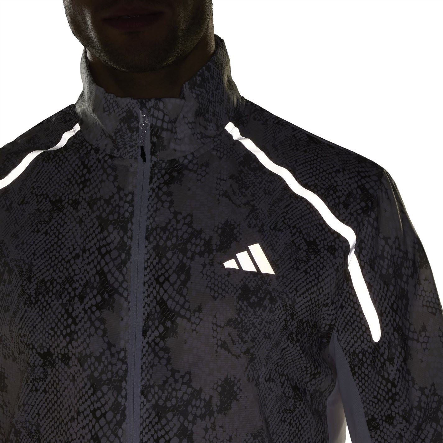 adidas Funnel Neck Regular Fit Running Jacket