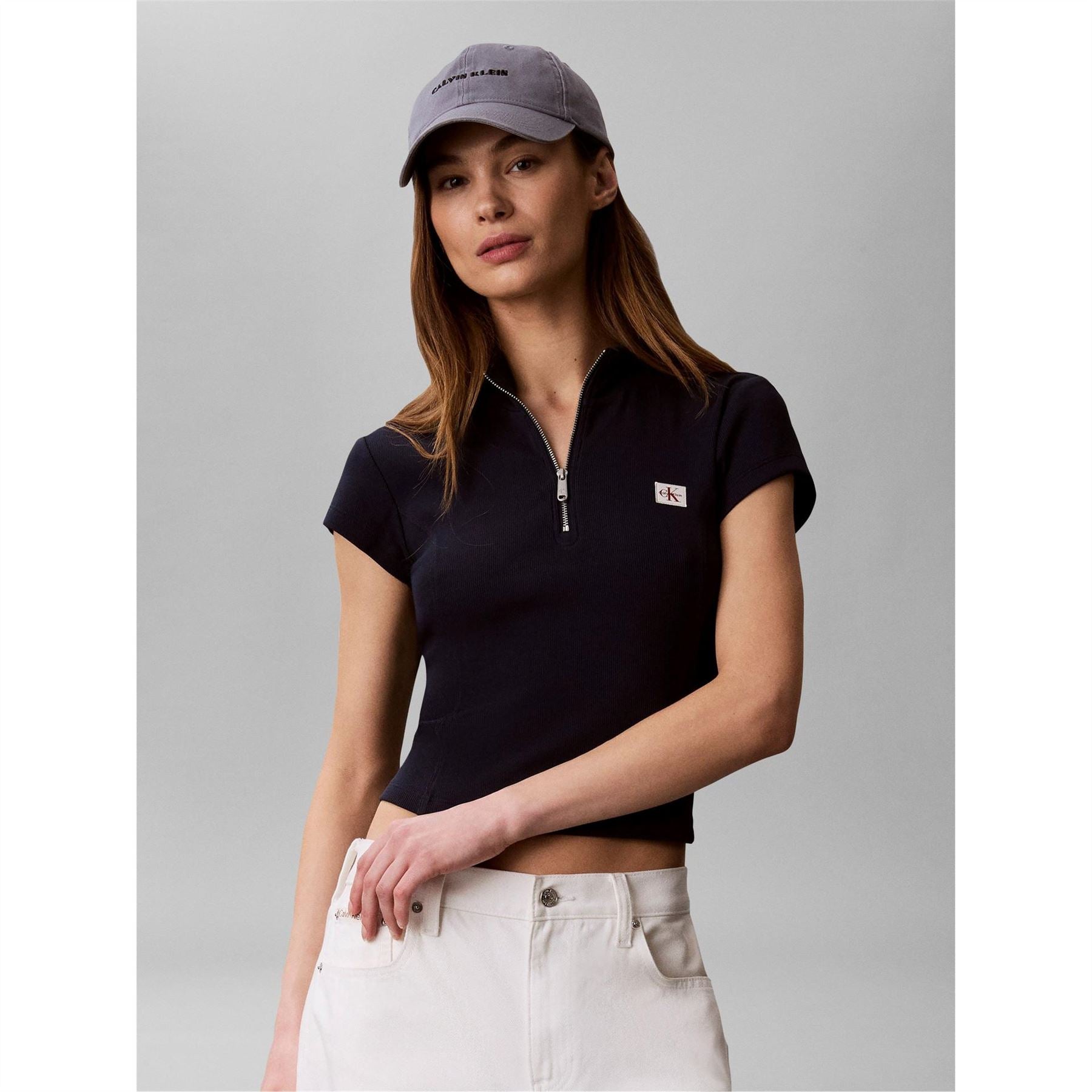 Calvin Klein Jeans Knitted Short Sleeve Polo Shirt
