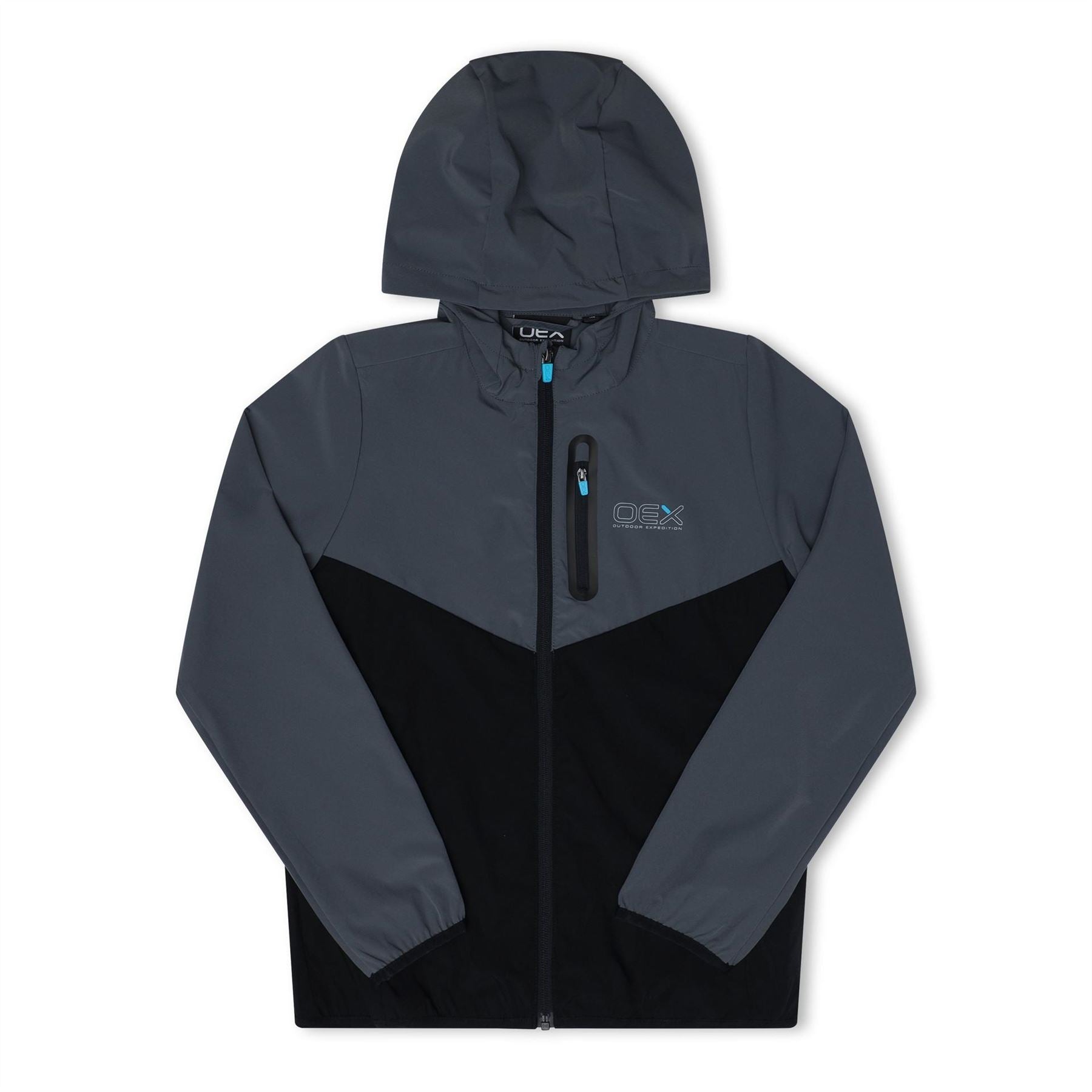 OEX Fell 2.0 Front Zipper Pocket Hooded Long Sleeve Athletic Top