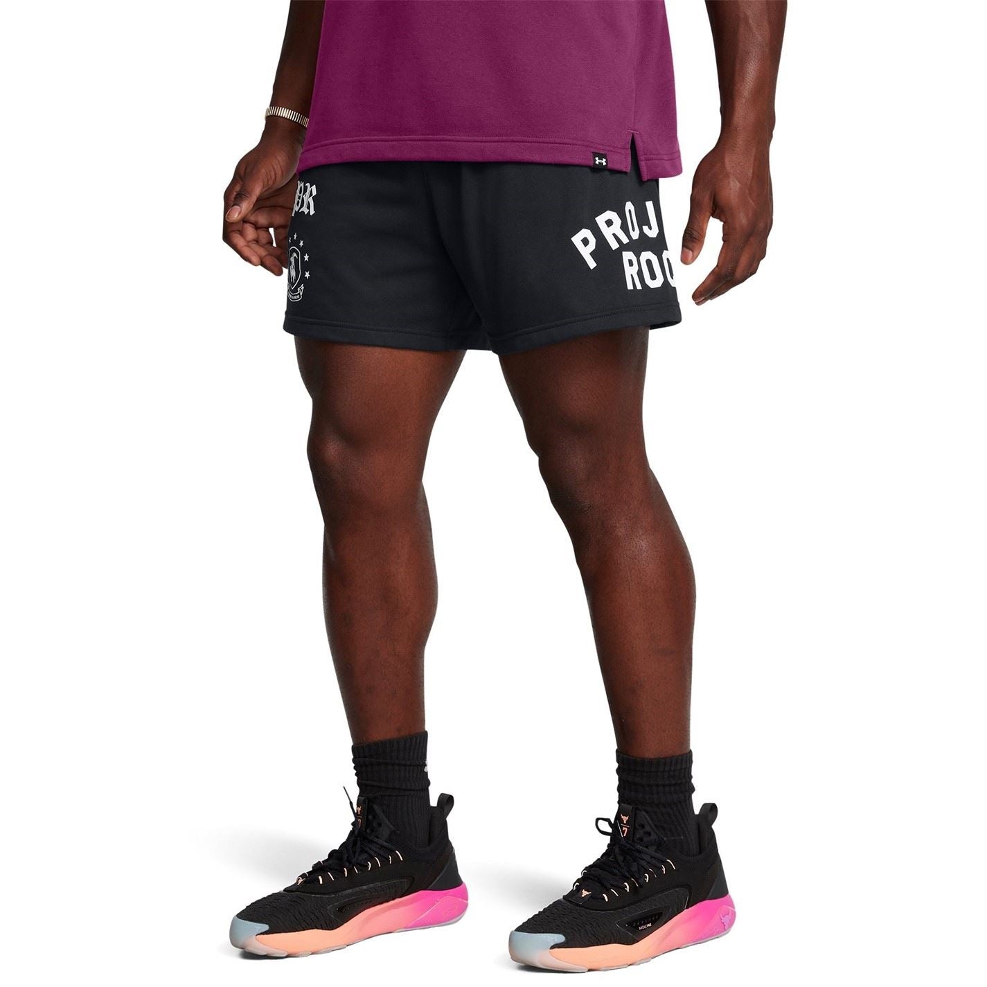 Under Armour Project Rock Terry Fitness Bermuda Shorts
