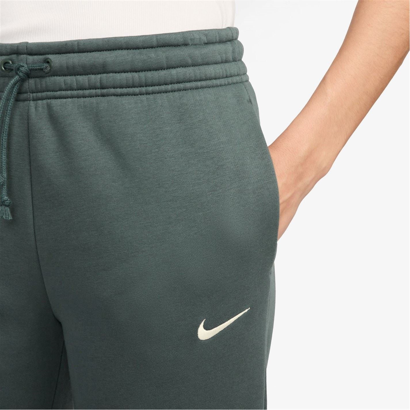 Nike Womens Sportswear Phoenix Fleece Mid Rise Sweatpants