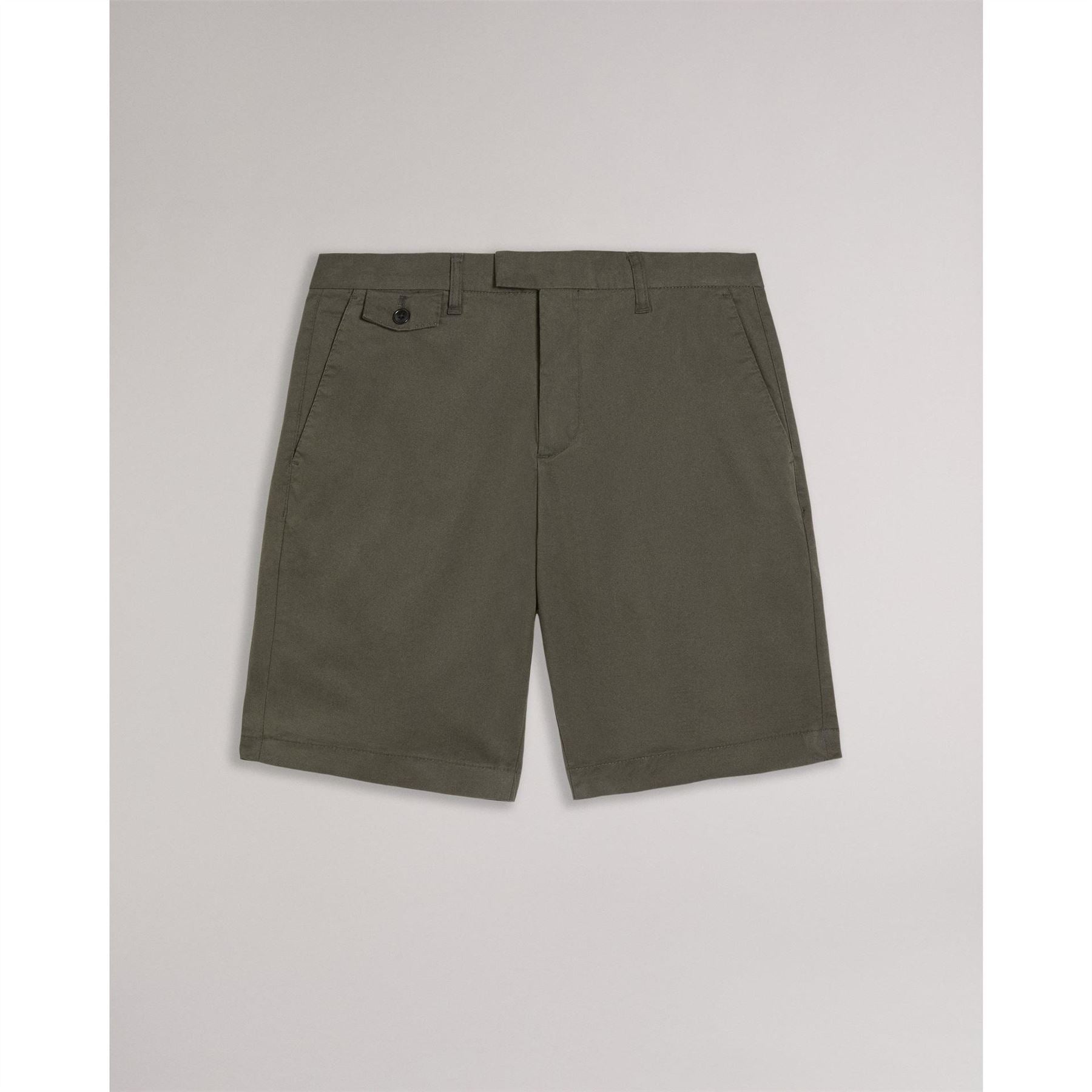 Ted Baker Solid Patterned Chino Shorts