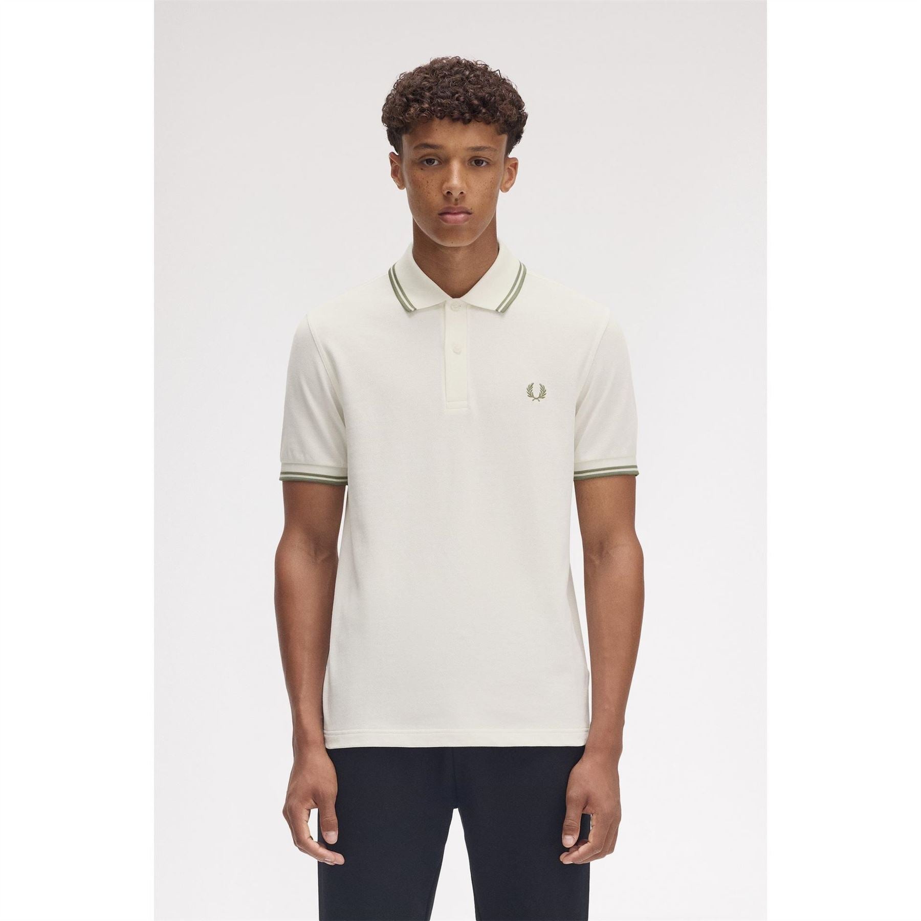 Fred Perry Sleeve Twin Tipped Polo Shirt