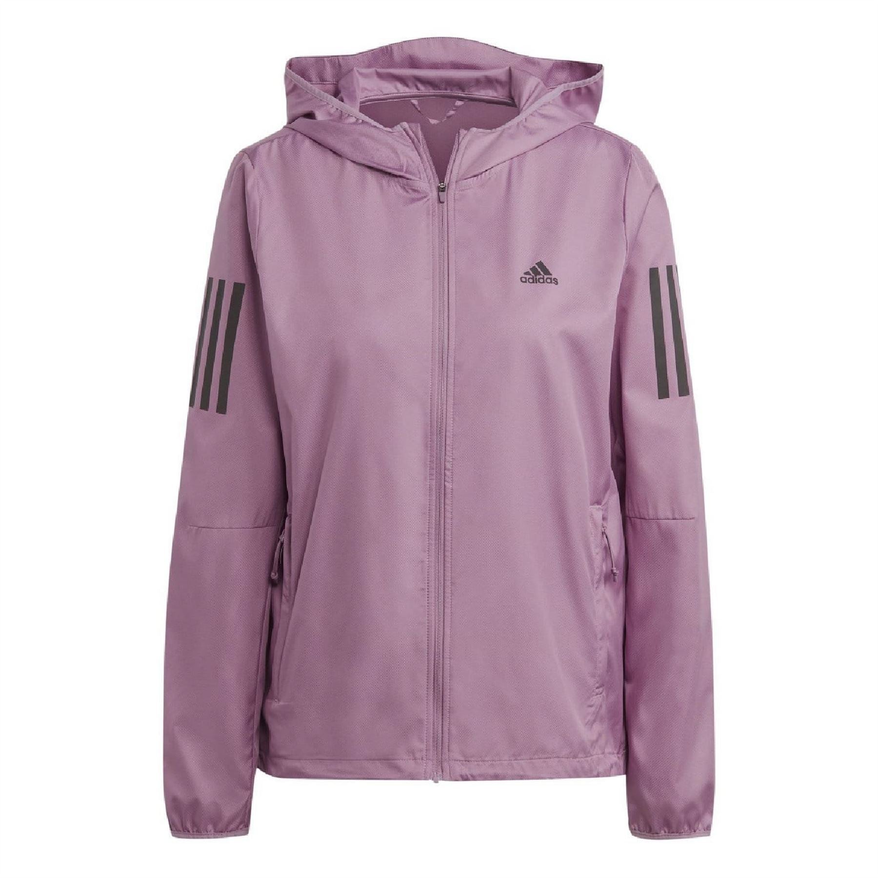adidas The Run Hooded Running Windbreaker