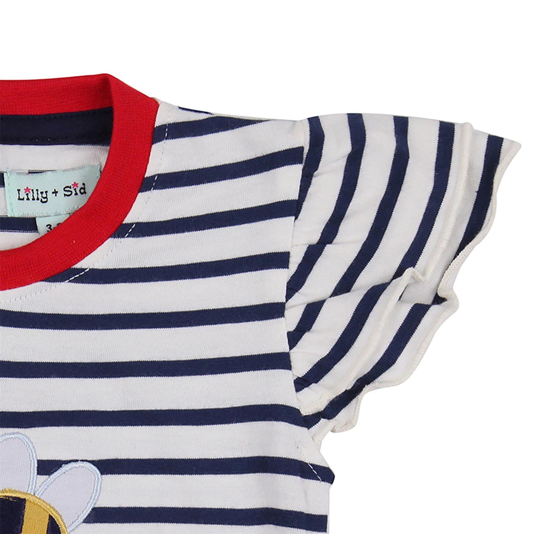 Lilly and Sid Busy Bee Crew Neck Short Sleeve T-Shirt and Short Set