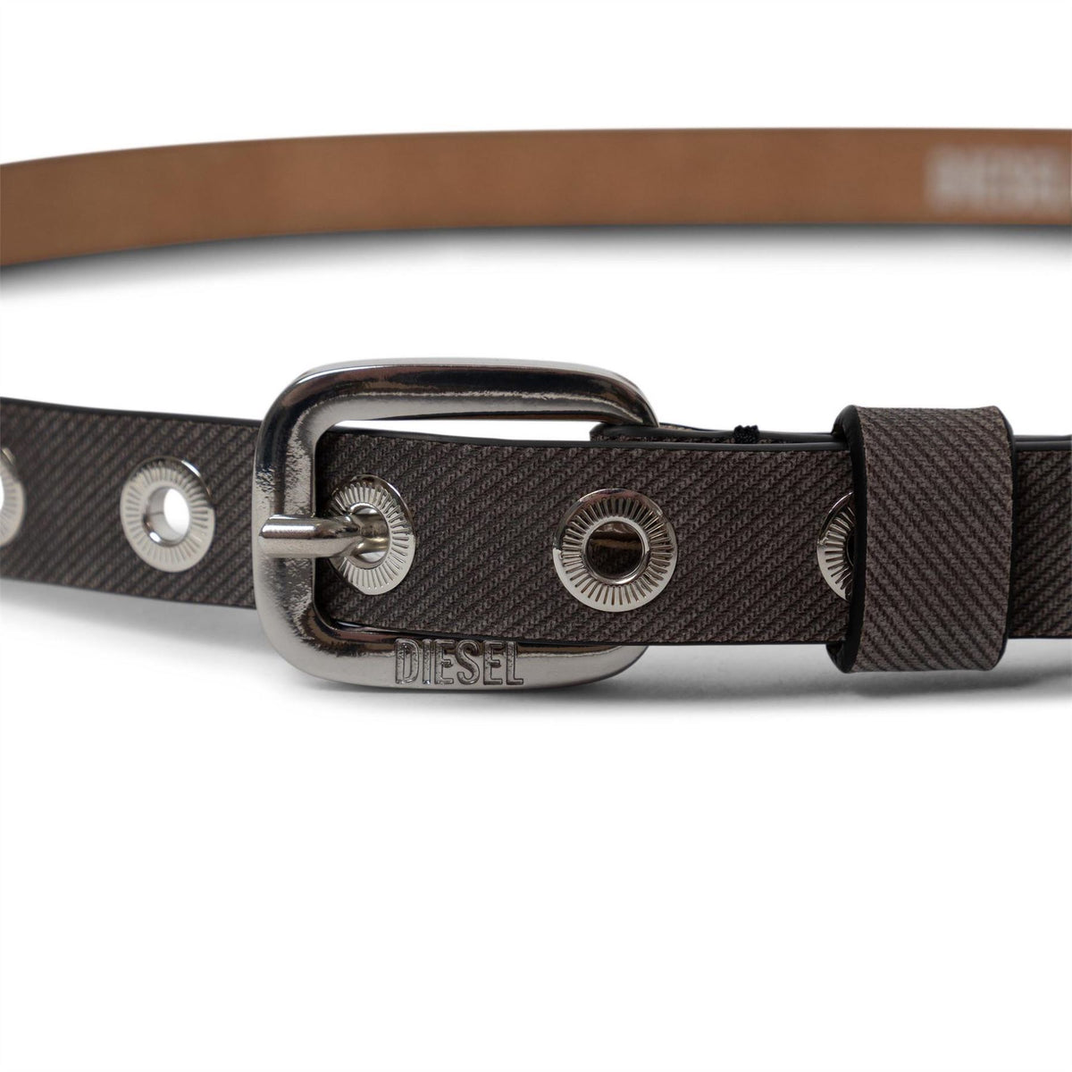 Diesel B D Stud 40 Leather Belt