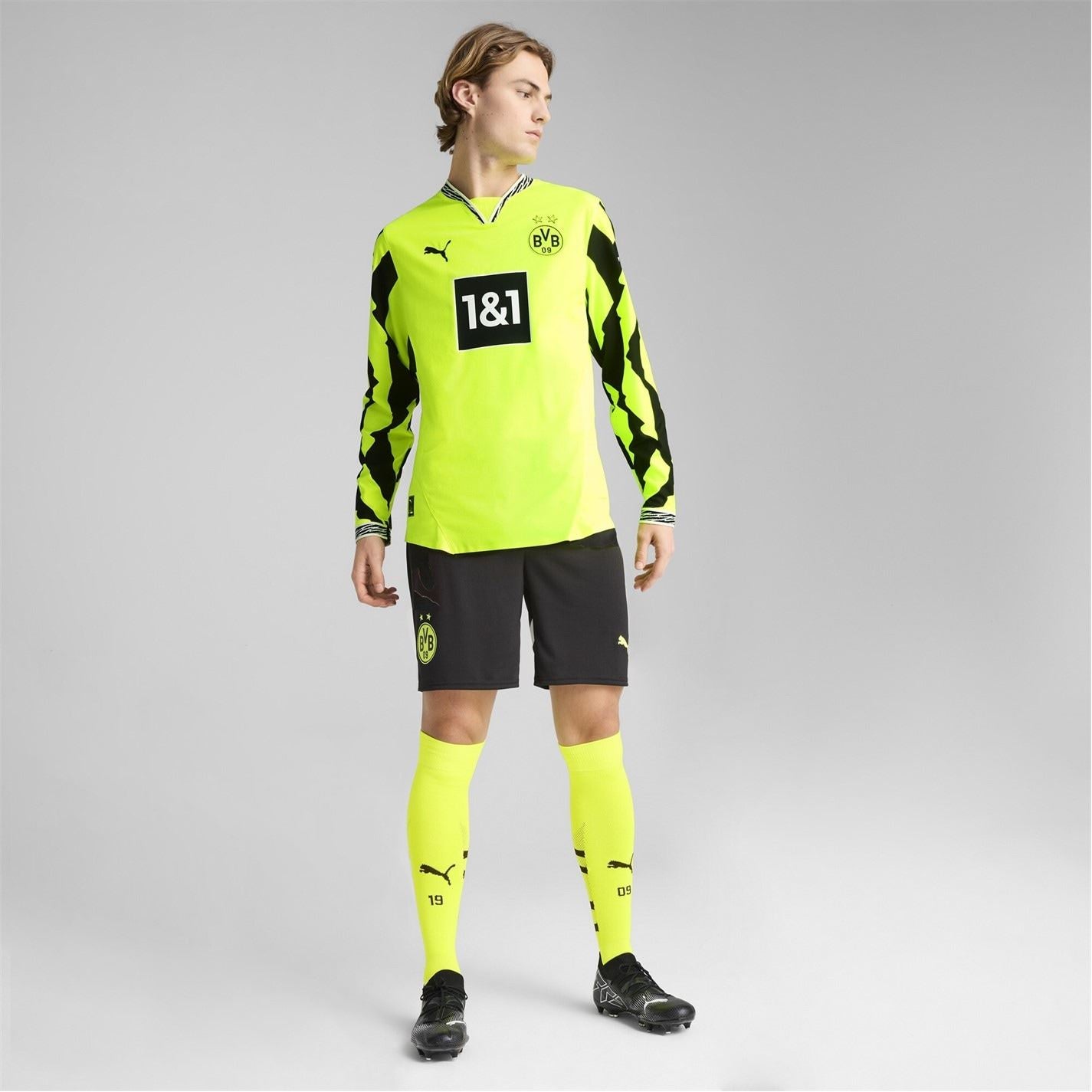 Puma Borussia Dortmund Anniversary Long Sleeve Home Shirt Adults
