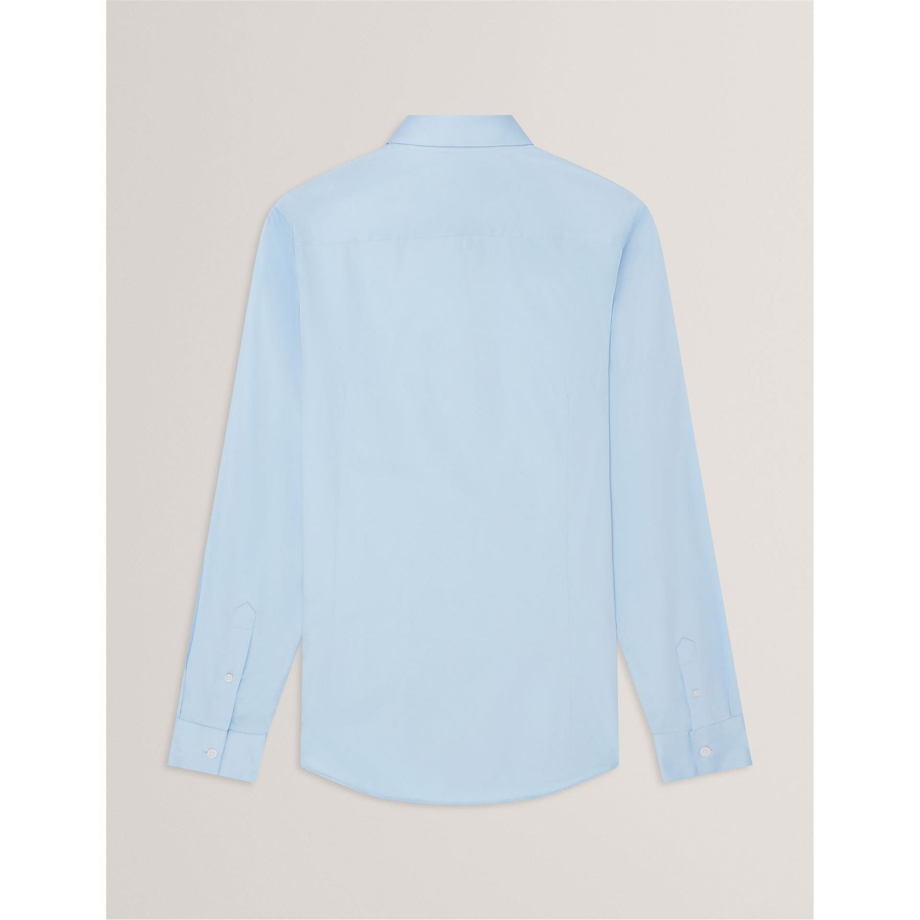 Ted Baker Collared Neck Long Sleeve Point Collar Shirt