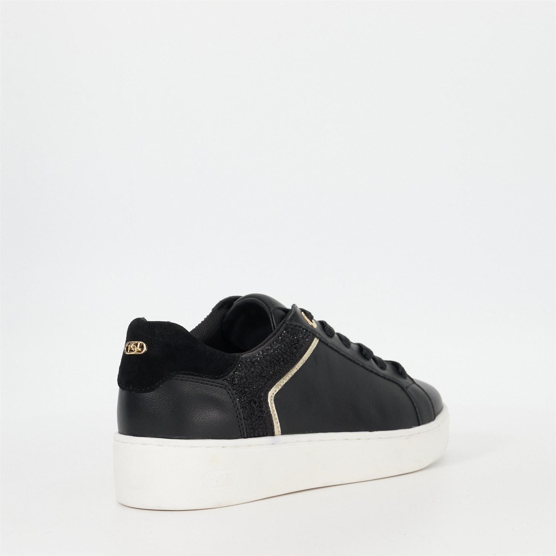 Dune London Elli Lace Up Low Top Sneakers
