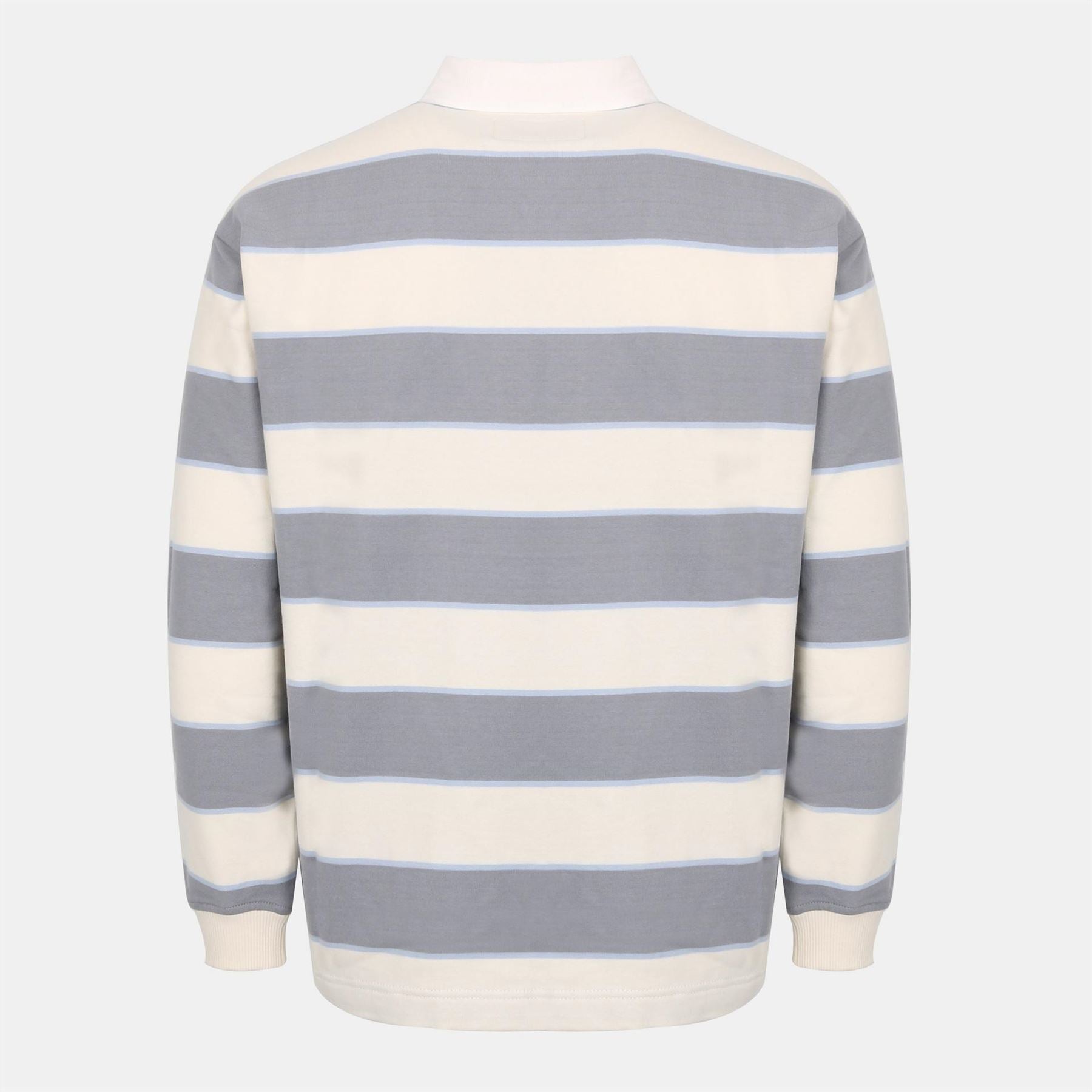 Jack Wills Cotton Polo Neck Long Sleeve Oversized Fit T Shirt