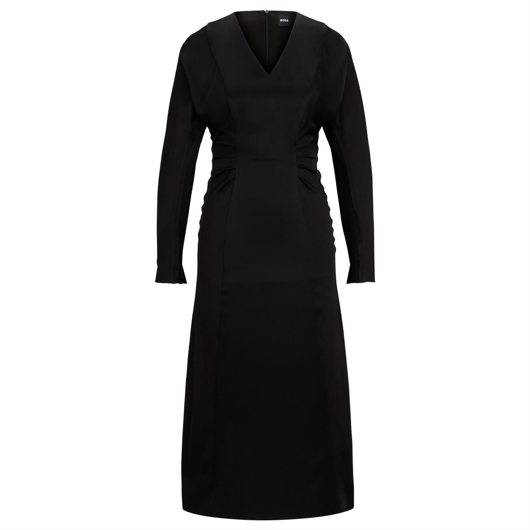 Boss V-Neck Midi A-Line Dress