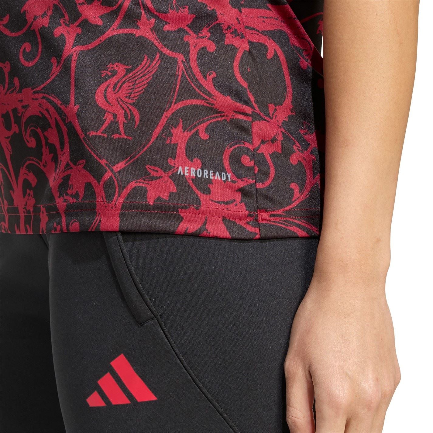 adidas Womens Liverpool Pre Match Shirt 2025 2026