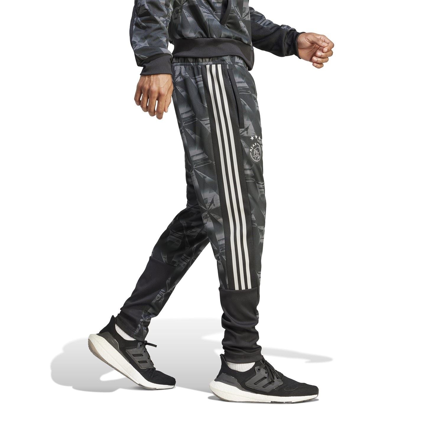 adidas Ajax Geometric Patterned Slim Track Pants