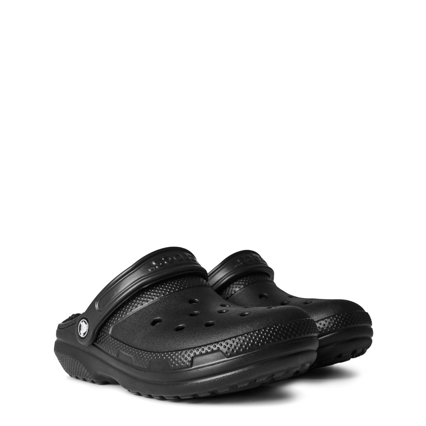 Crocs Lined Shuv Clogs with Perforated Toe