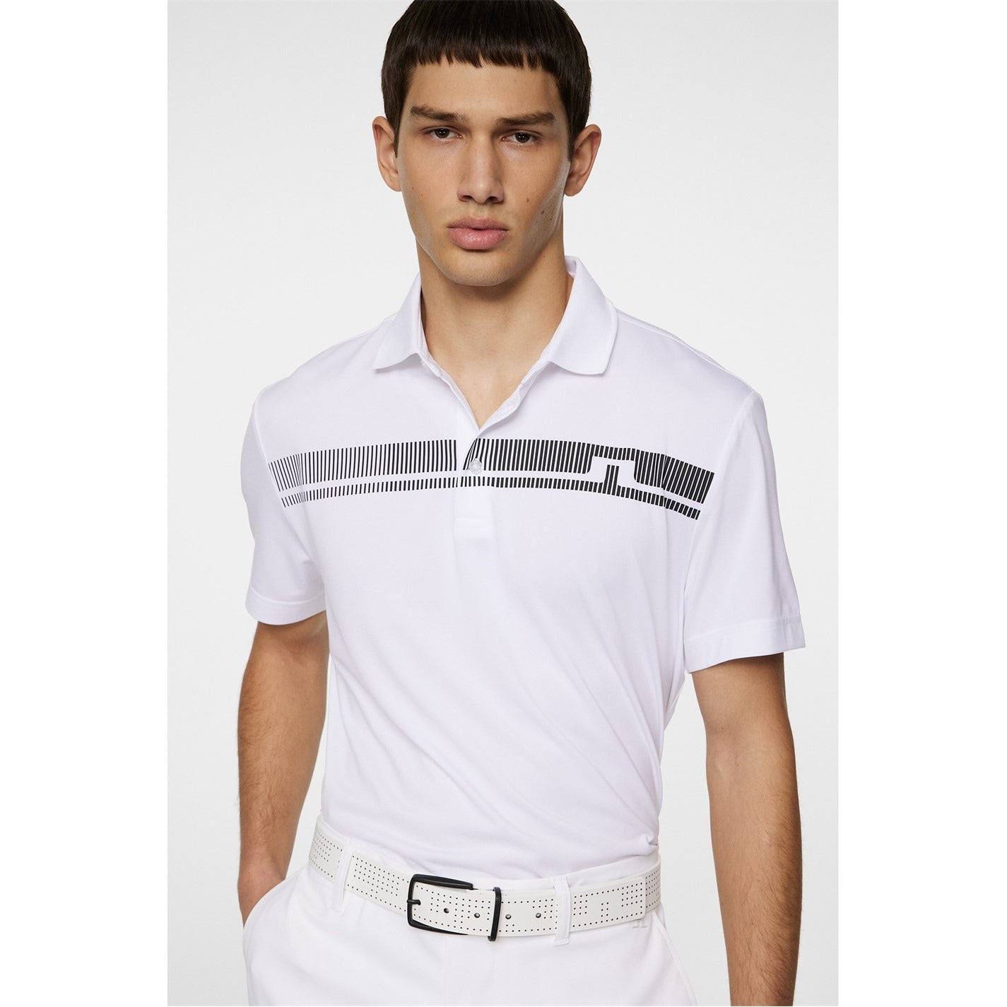 J Lindeberg Golf Short Sleeve Performance Polo Shirt