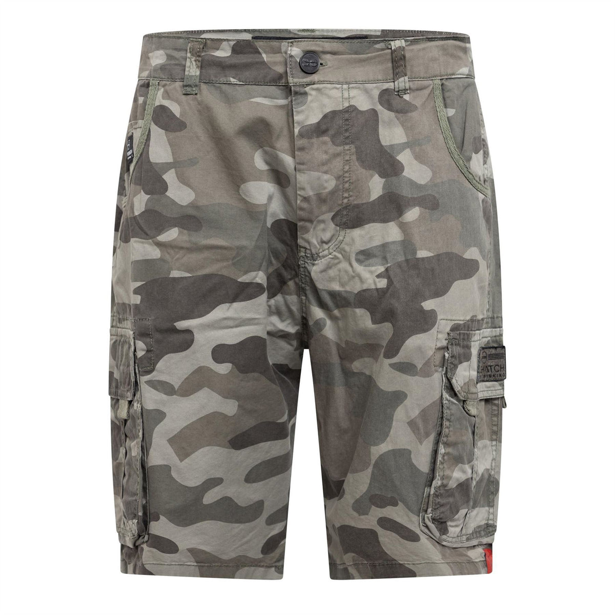 Crosshatch Watchford Camo Patterned Casual Shorts