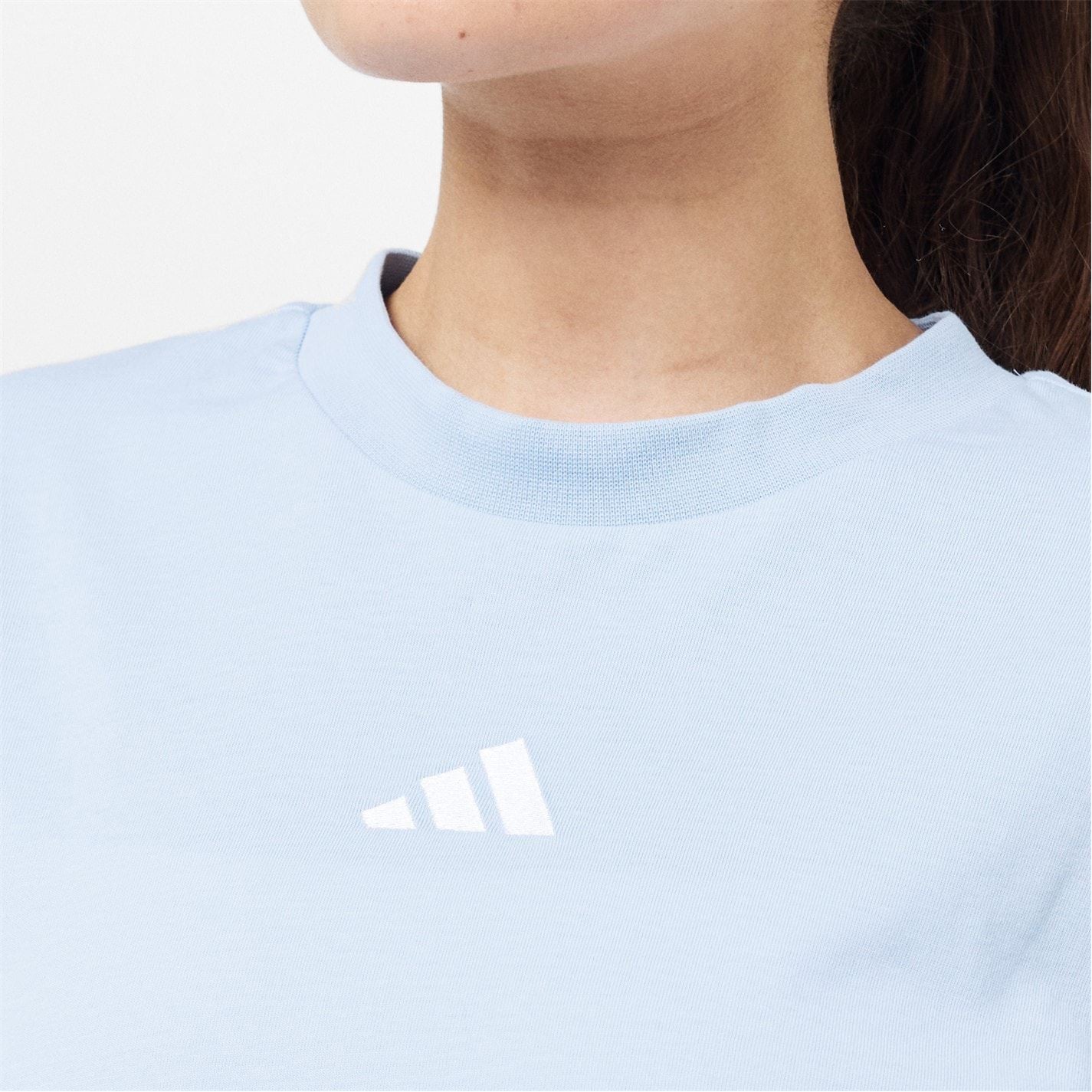 adidas Womens Essentials 3 Stripe T-Shirt