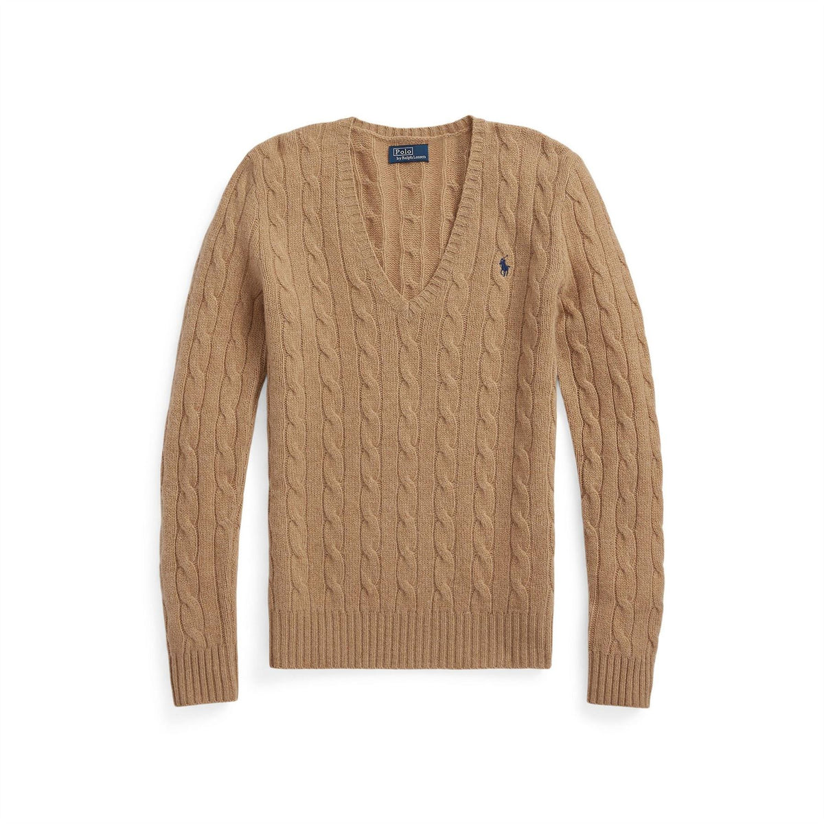 Polo Ralph Lauren Cable Knit V Neck Jumper