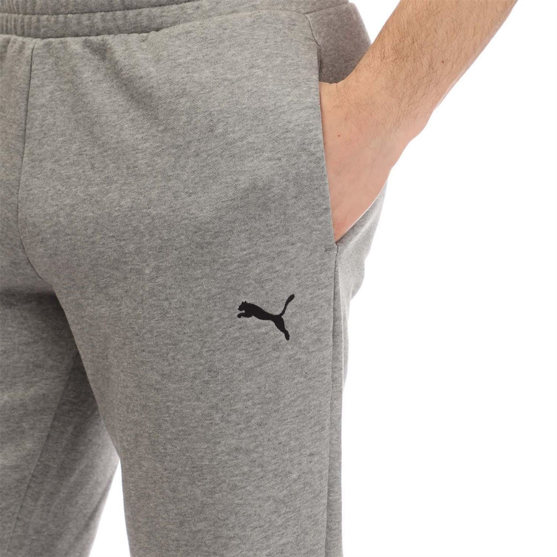 Puma Logo Cuffed Joggers
