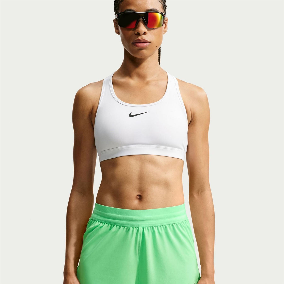 Nike Womens Dri Fit Swift Mid Rise 3 2 In 1 Shorts