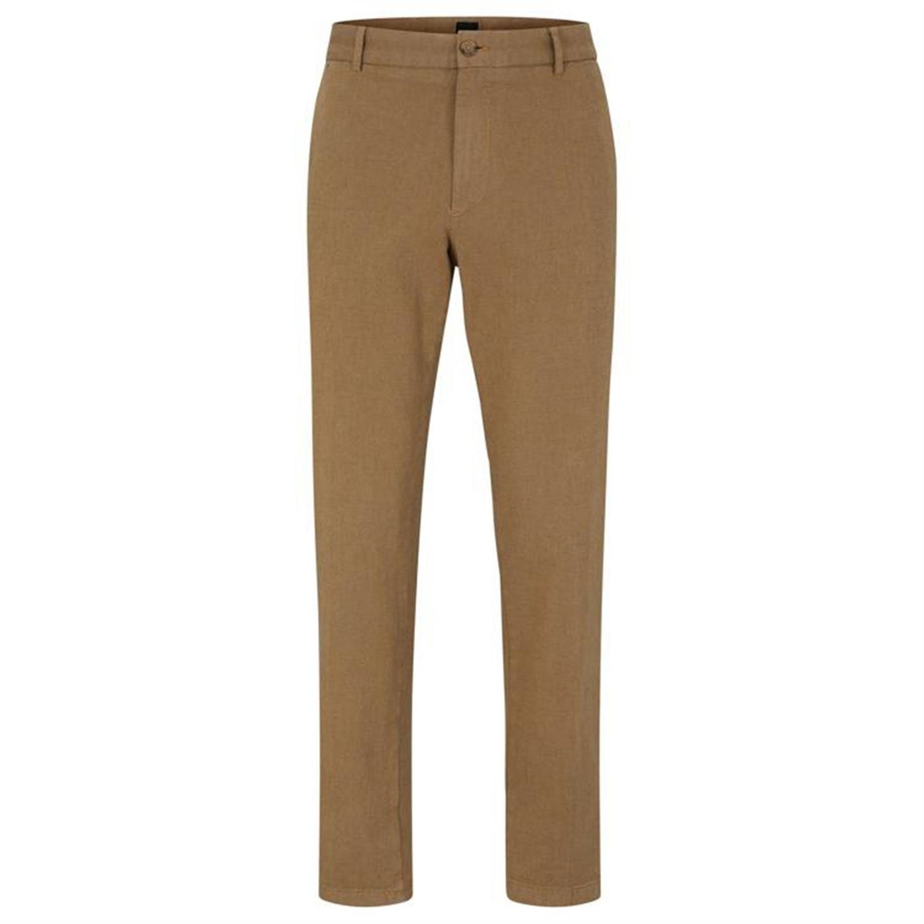 Boss Kane Solid Patterned Straight Trousers
