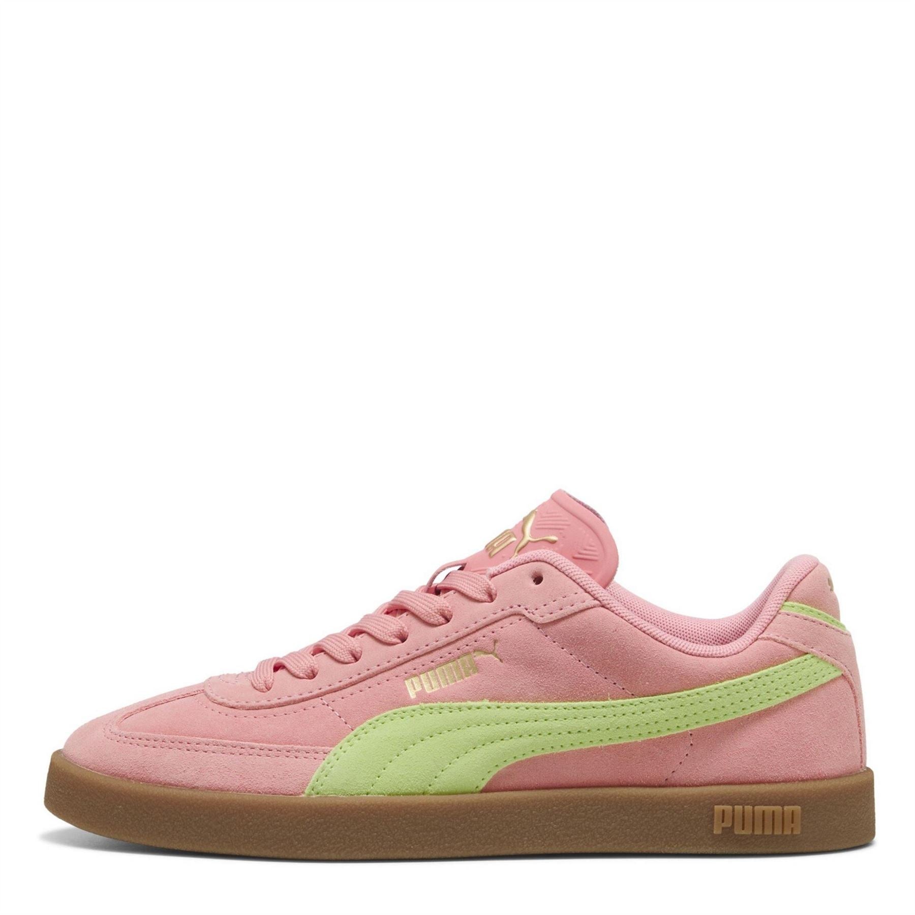 Puma Round Toe Low Top Flat Heel Sneakers