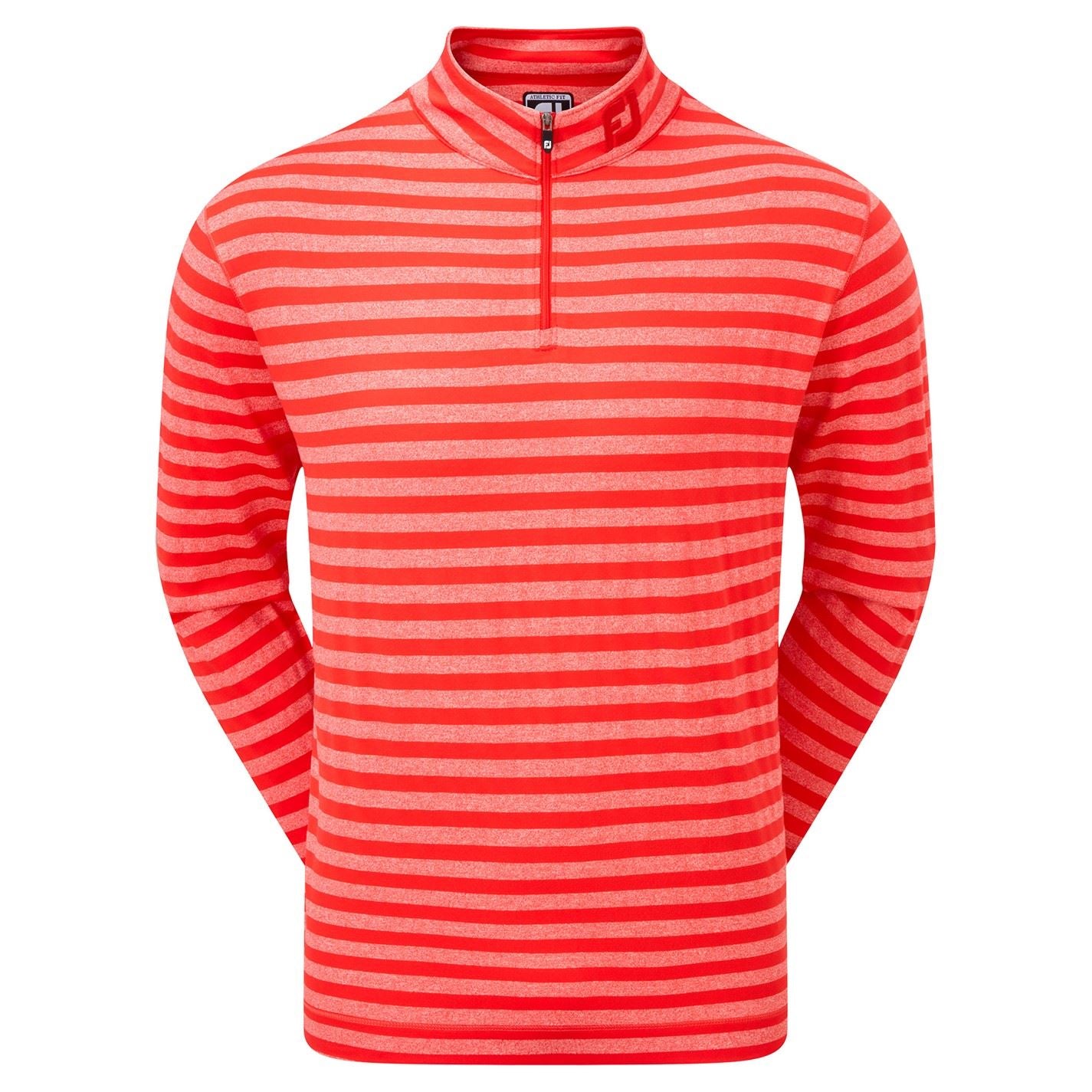 FootJoy Mens Peached Jersey Tonal Striped Top