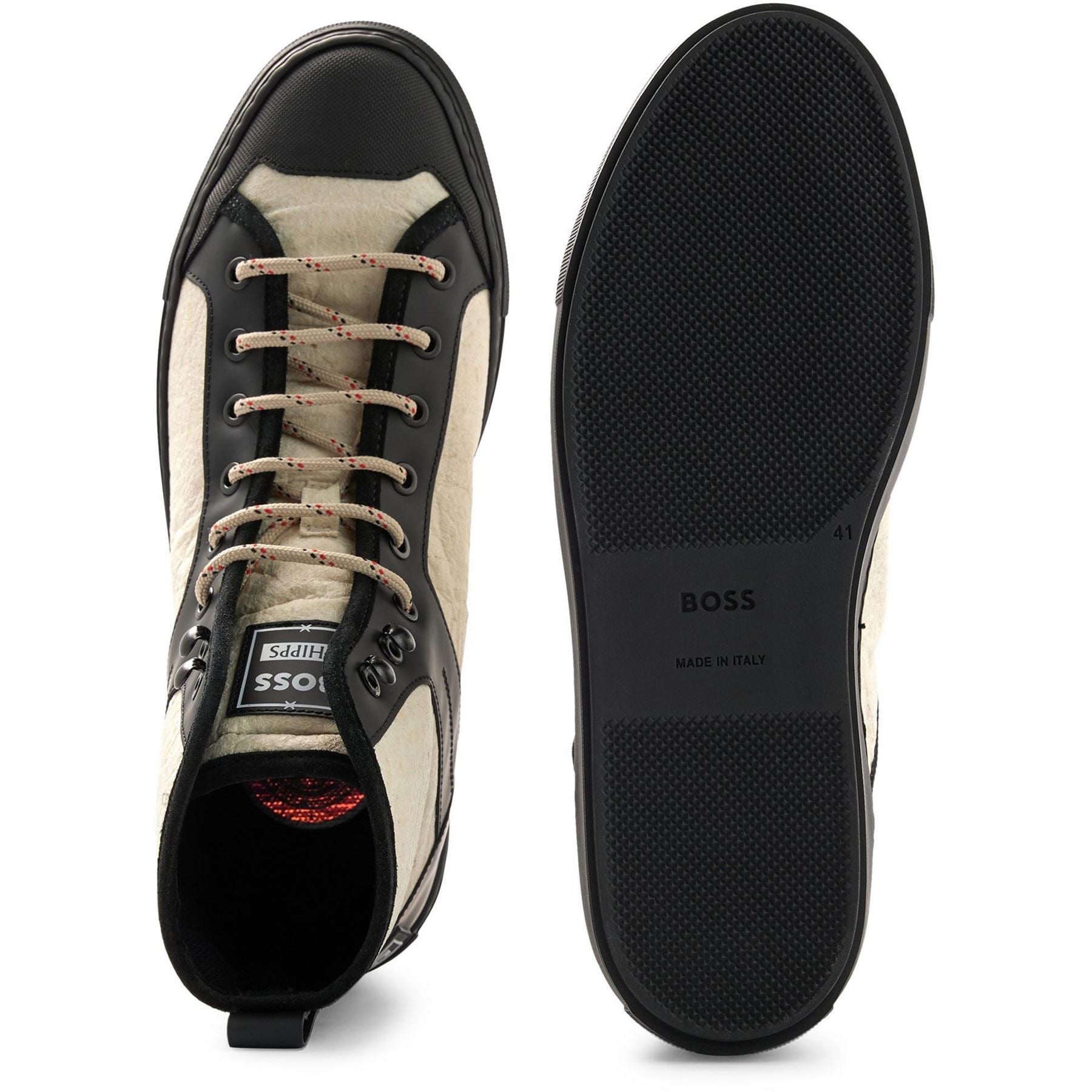 Boss Mirage High Top Lace Up Sneakers