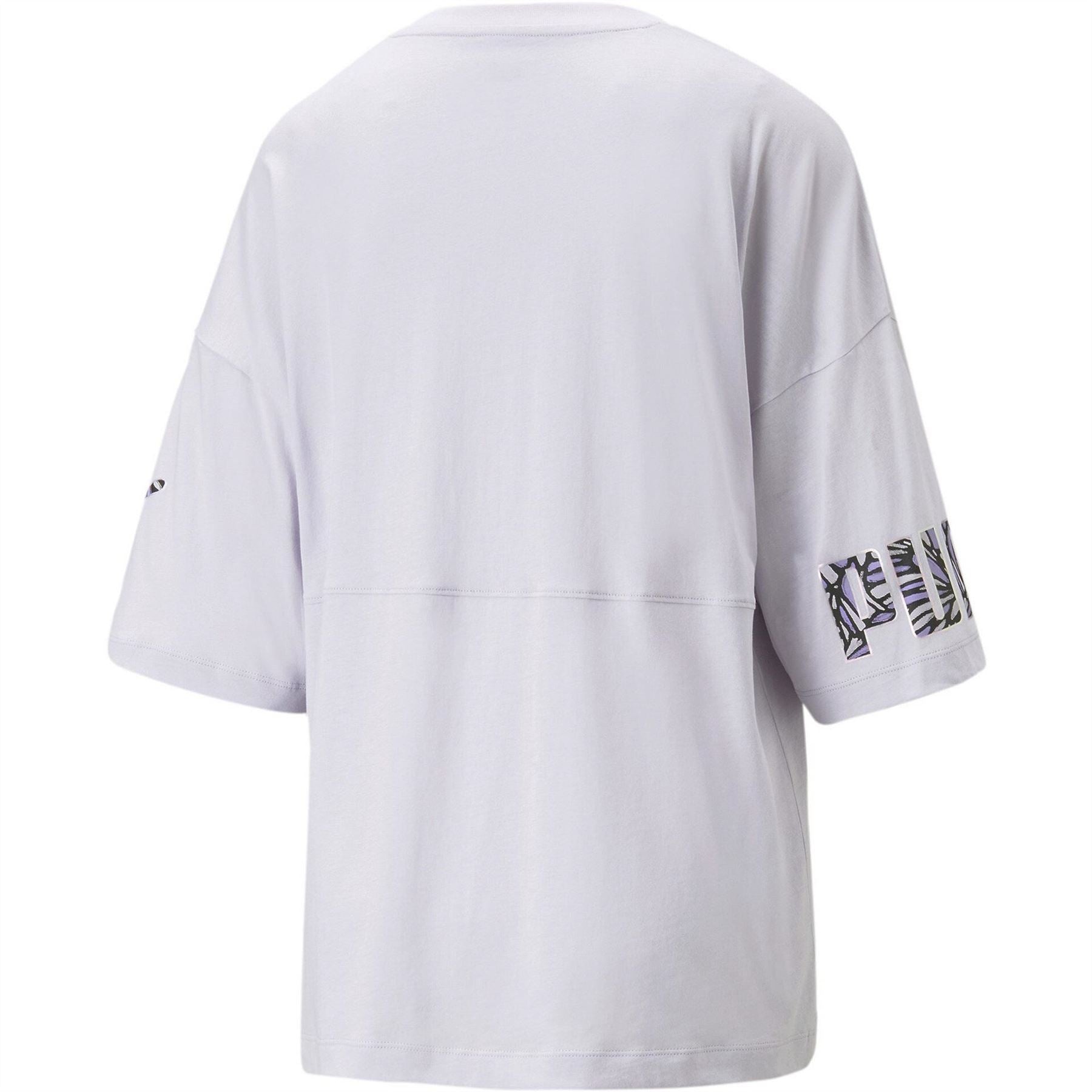 Puma Oversize Fit Colorblock Crew Neck T-Shirt