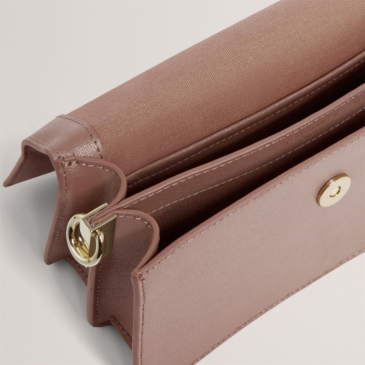 Ted Baker Bar Detail Wide Leather Crossbodyody Bag