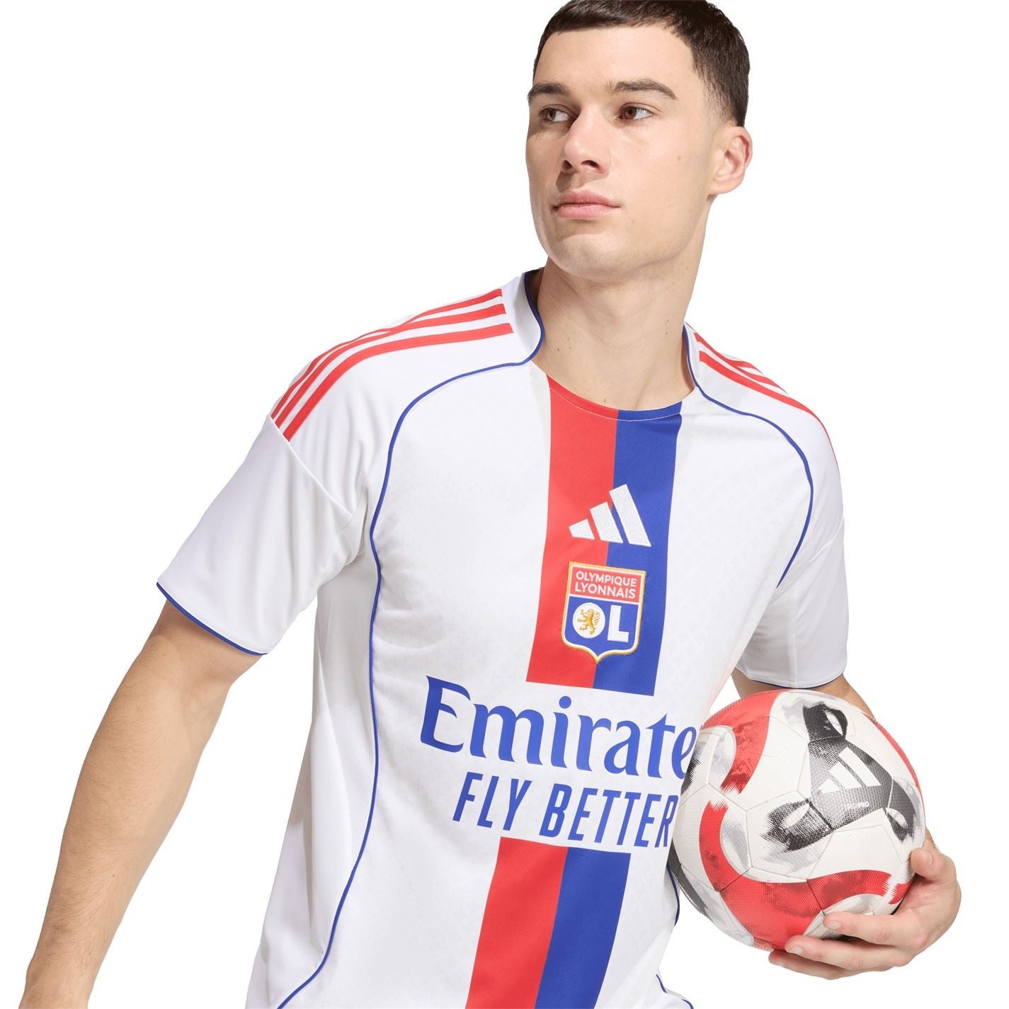 adidas Lyon Home Shirt 2025 2026 Adults