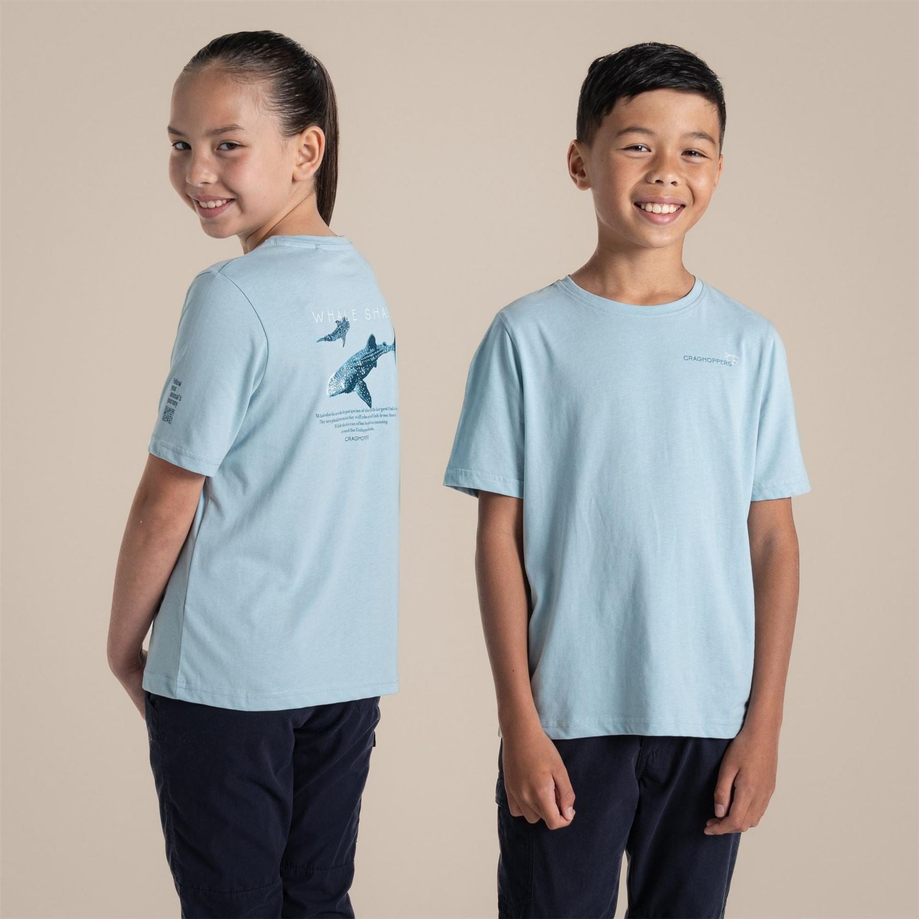 Craghoppers Whale Shark Crew Neck Short Sleeve T-Shirt
