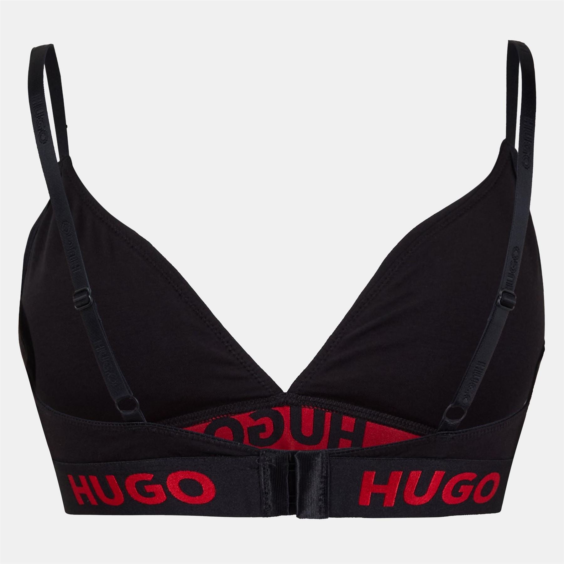 Hugo Sporty Logo Non Wired Triangle Bralette