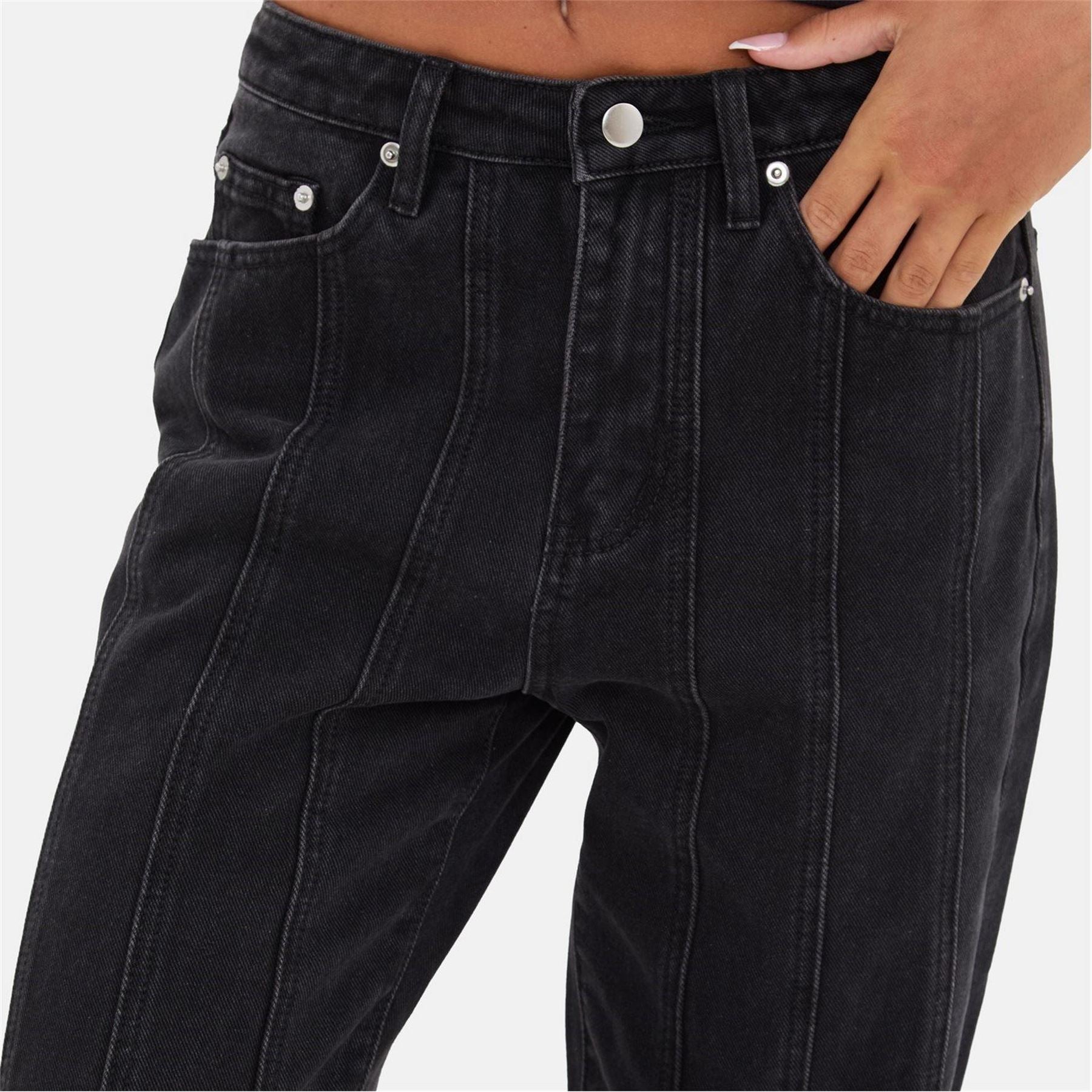 I Saw It First Detail Straight Leg Jeans