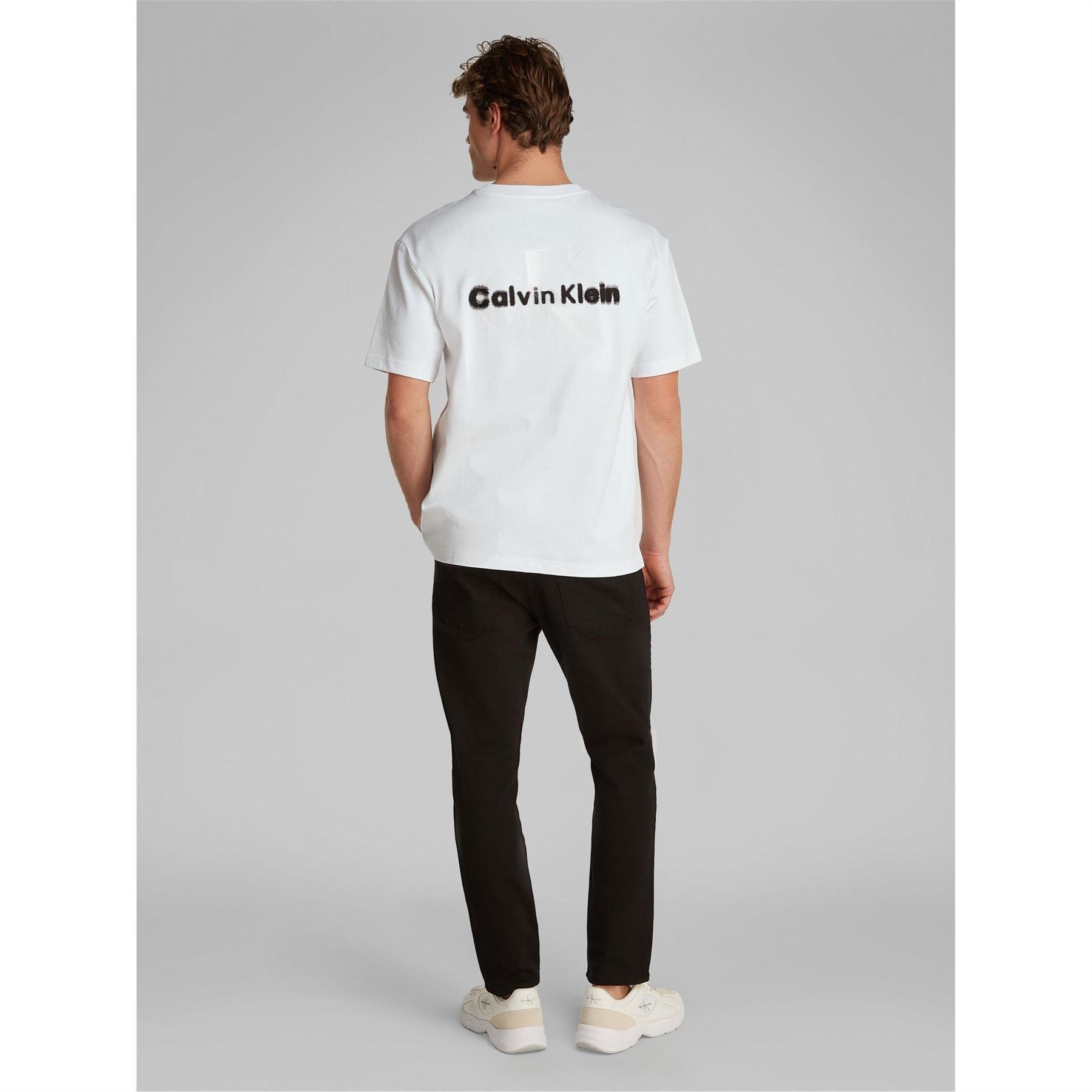 Calvin Klein Jeans Regular Fit Crew Neck Monologo T-Shirt