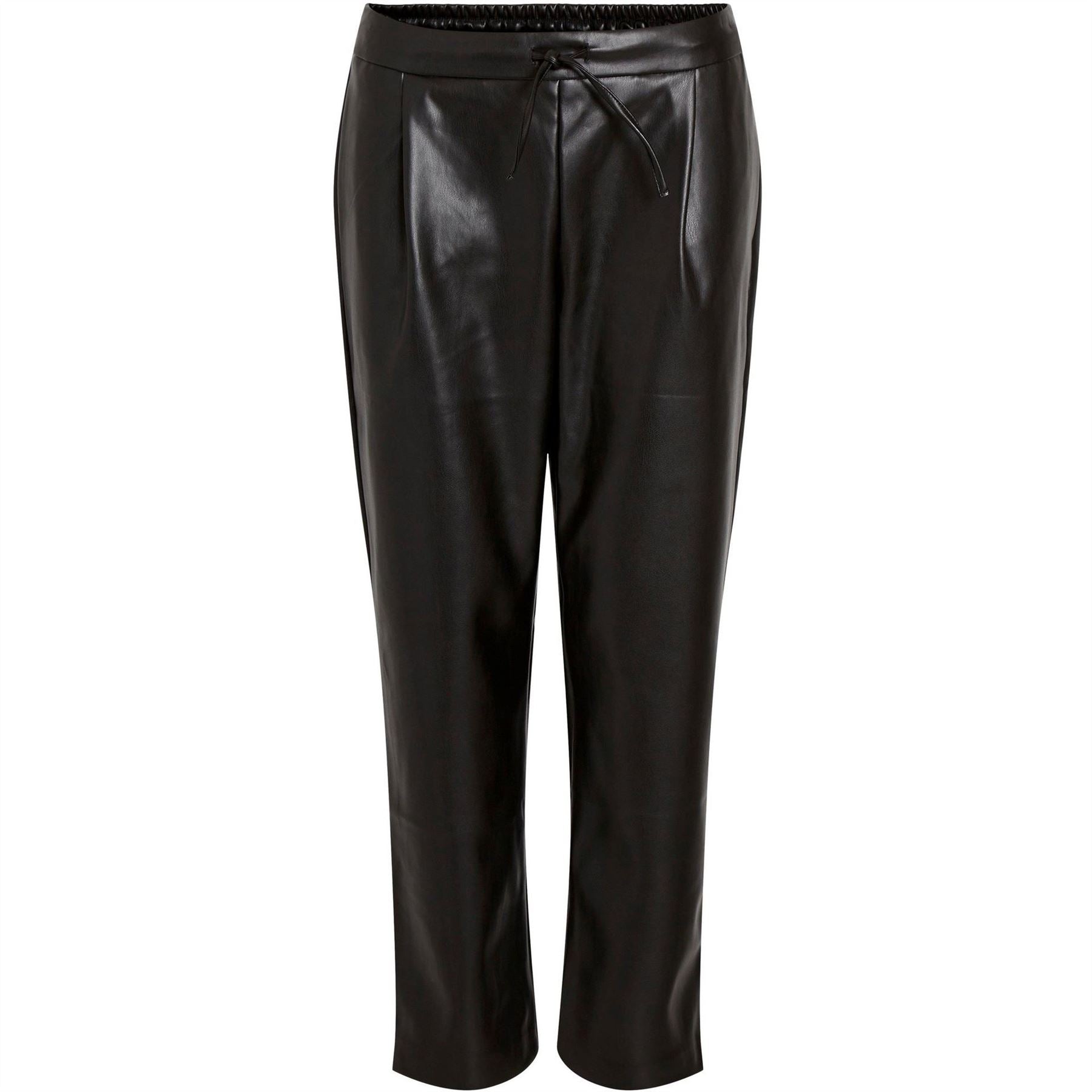 Vila Nille Coated Leather Trousers