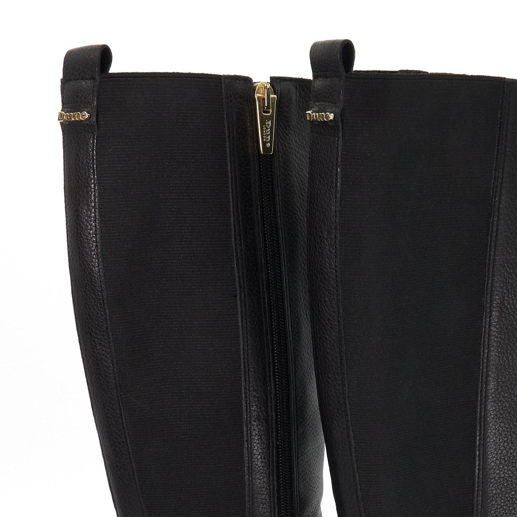 Dune London Turner Knee High Block Heel Boots