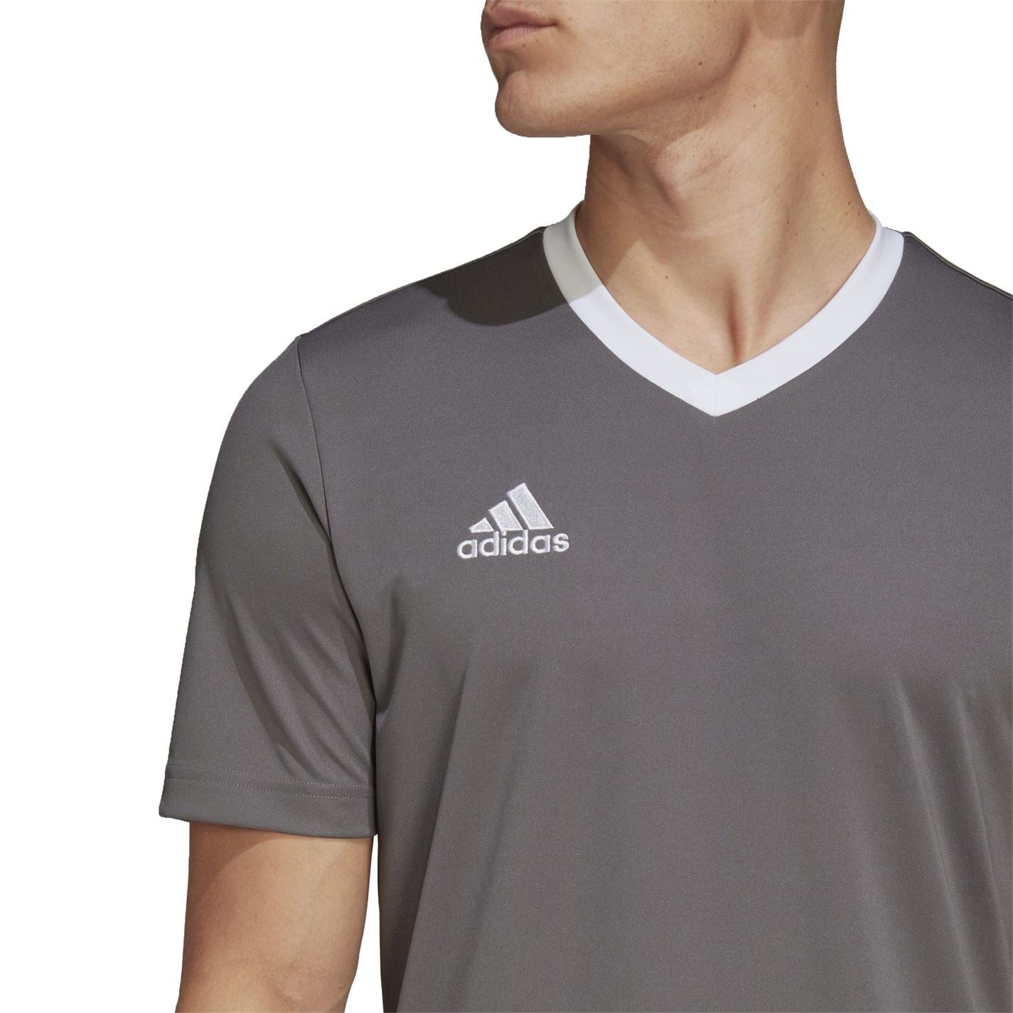 adidas Mens Entrada 22 Short Sleeve Jersey Top