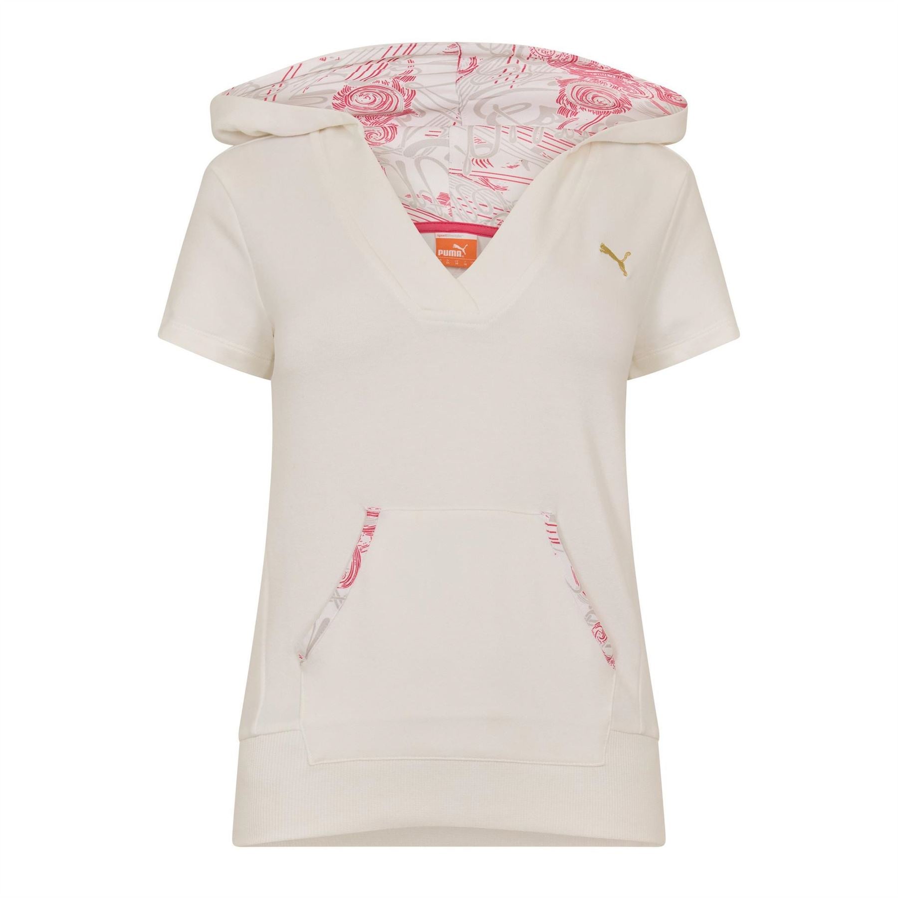 Puma Womens Ft Short Sl Hood Sweat
