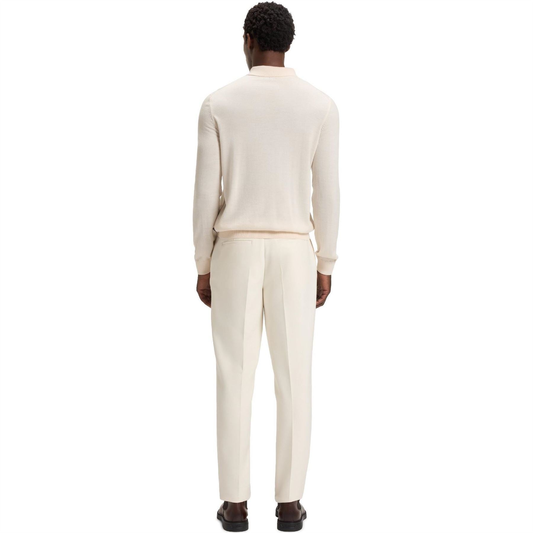 Boss Collared Neck Long Sleeve Regular Fit Shirt