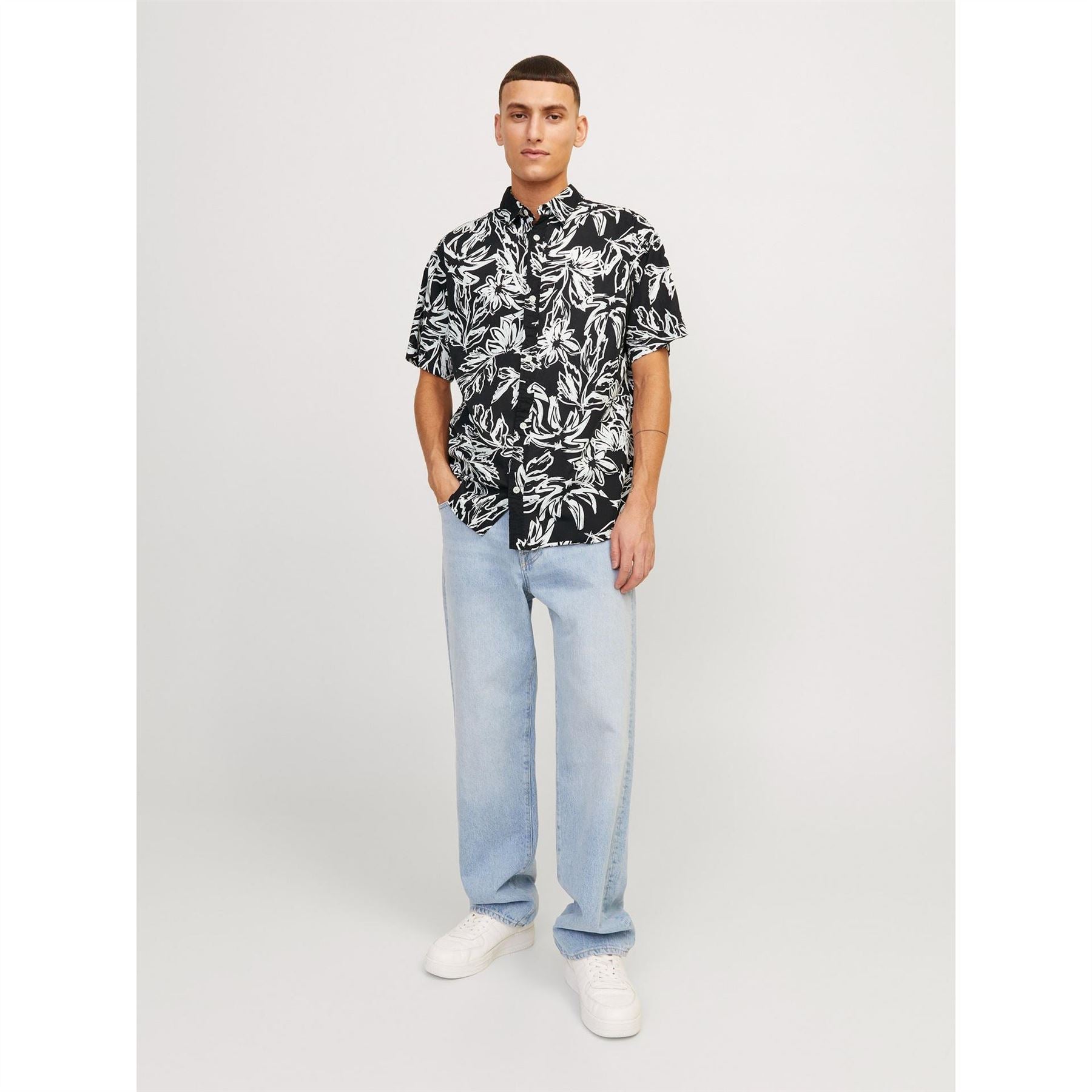 Jack and Jones All Over Print Short Sleeve Shirt