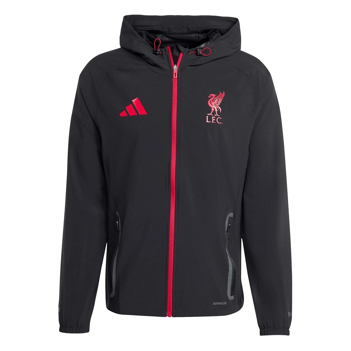adidas Liverpool Travel Tracksuit Jacket 2025 2026 Adults