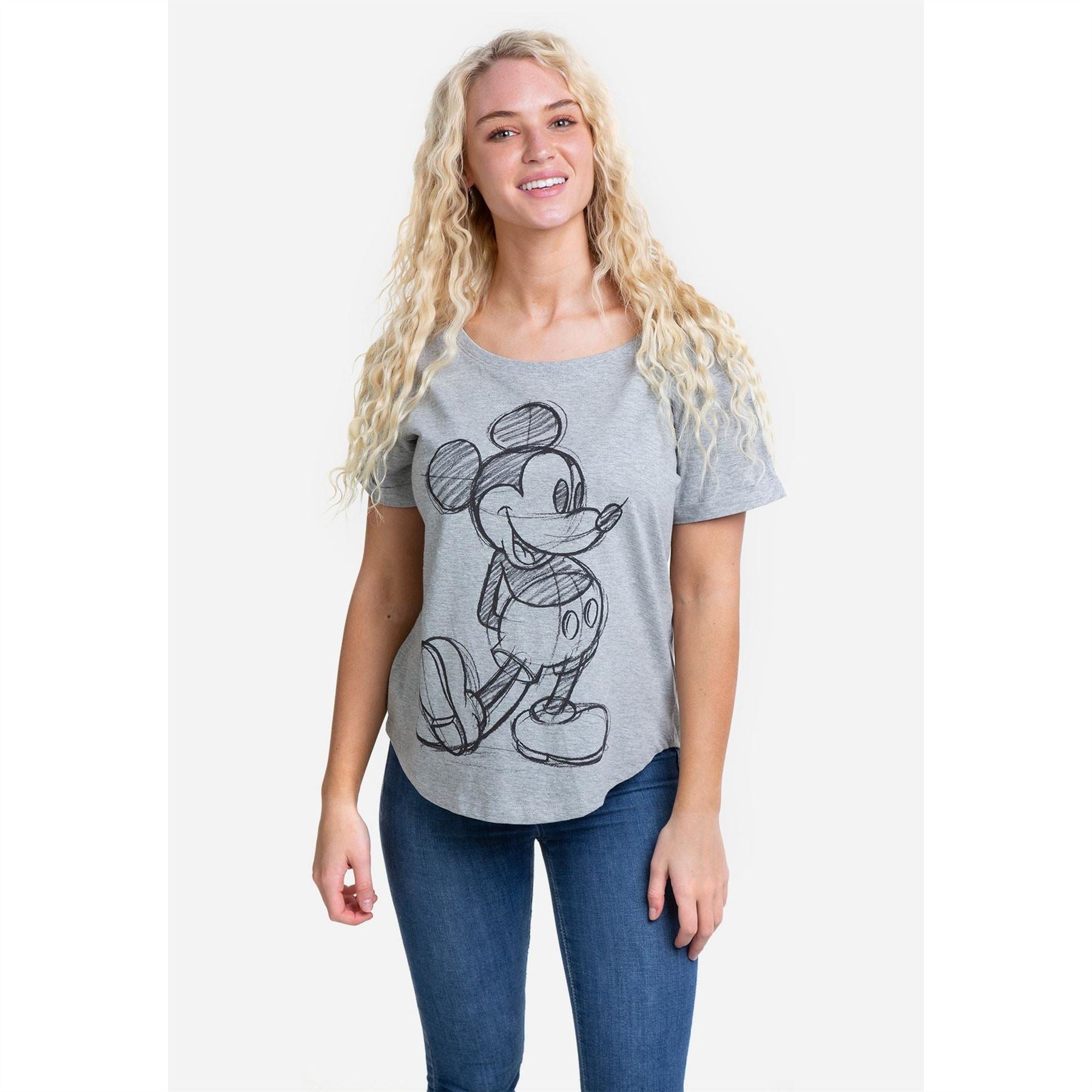 Disney Mickey Mouse Regular Fit Crew Neck T-Shirt