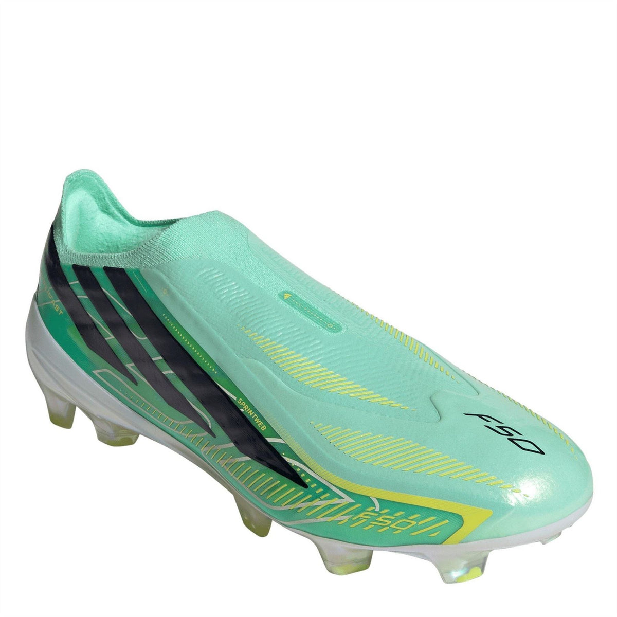 adidas Mens Hyperfast Elite Laceless Firm Ground Football Boots